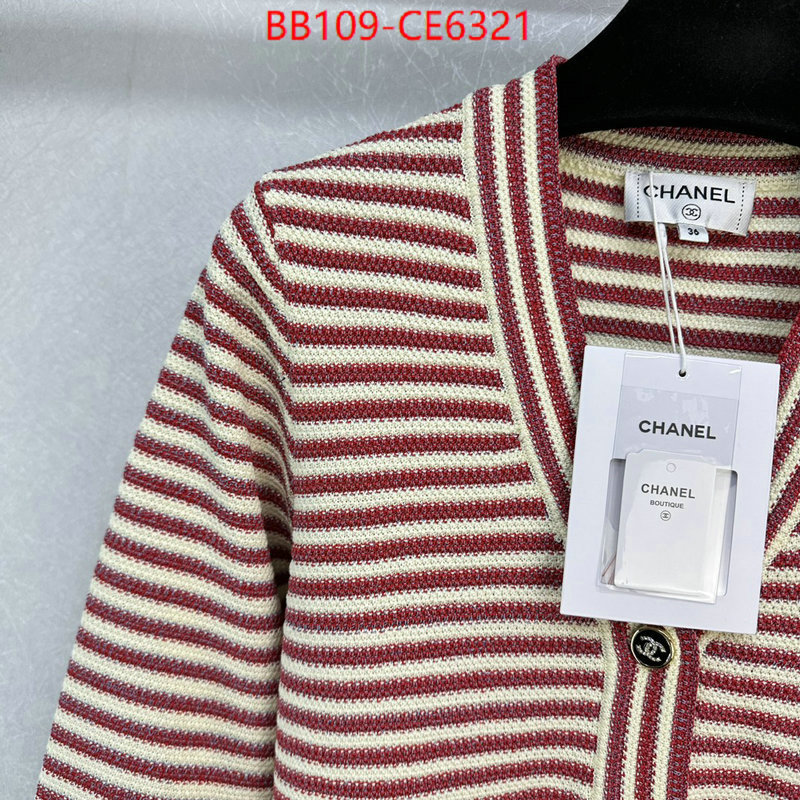 Clothing-Chanel,high quality online ID: CE6321,$: 109USD