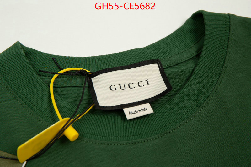 Clothing-Gucci,where can i buy the best 1:1 original ID: CE5682,$: 55USD