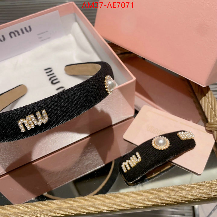 Hair band-MIU MIU,where could you find a great quality designer ID: AE7071,$: 37USD
