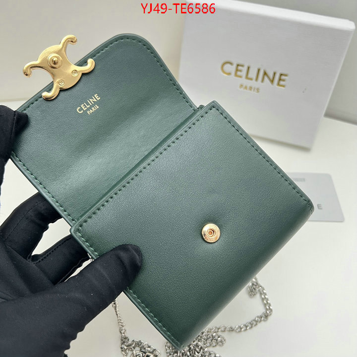 CELINE Bags(4A)-Wallet,first top ID: TE6586,$: 49USD