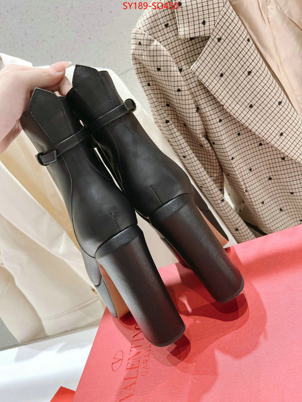 Women Shoes-Valentino,high quality replica designer ID: SO450,$: 189USD