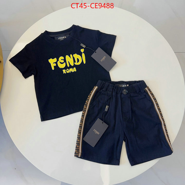 Kids clothing-Fendi,1:1 replica wholesale ID: CE9488,$: 45USD
