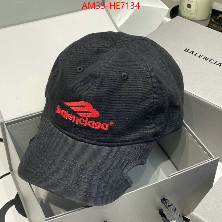 Cap (Hat)-Balenciaga,replcia cheap from china ID: HE7134,$: 35USD