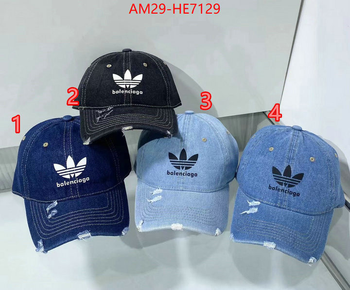 Cap (Hat)-Balenciaga,replicas ID: HE7129,$: 29USD