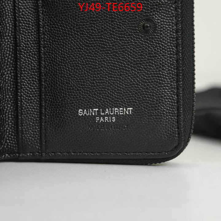 YSL Bag(4A)-Wallet-,best designer replica ID: TE6659,$: 49USD