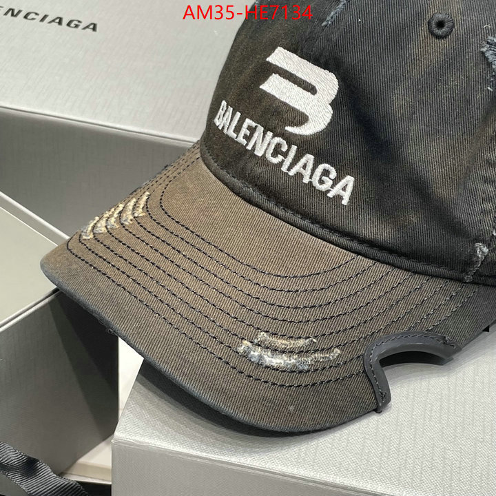 Cap (Hat)-Balenciaga,replcia cheap from china ID: HE7134,$: 35USD