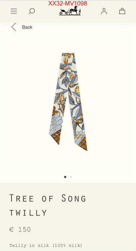 Scarf-Hermes,fashion replica ID: MV1098,$: 32USD