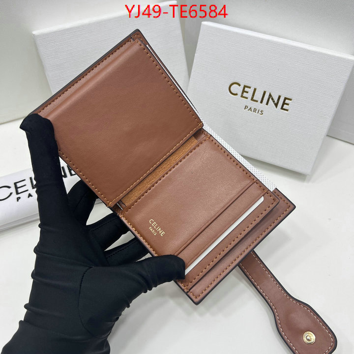 CELINE Bags(4A)-Wallet,buy best quality replica ID: TE6584,$: 49USD