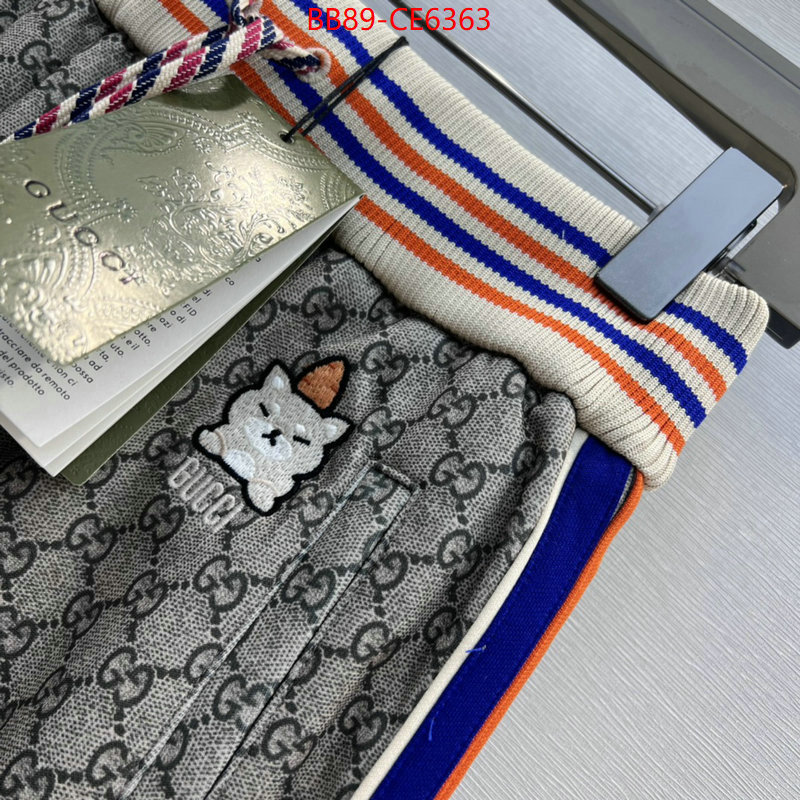 Clothing-Gucci,how to buy replica shop ID: CE6363,$: 89USD