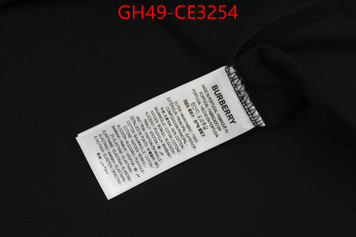 Clothing-Burberry,top fake designer ID: CE3254,$: 49USD