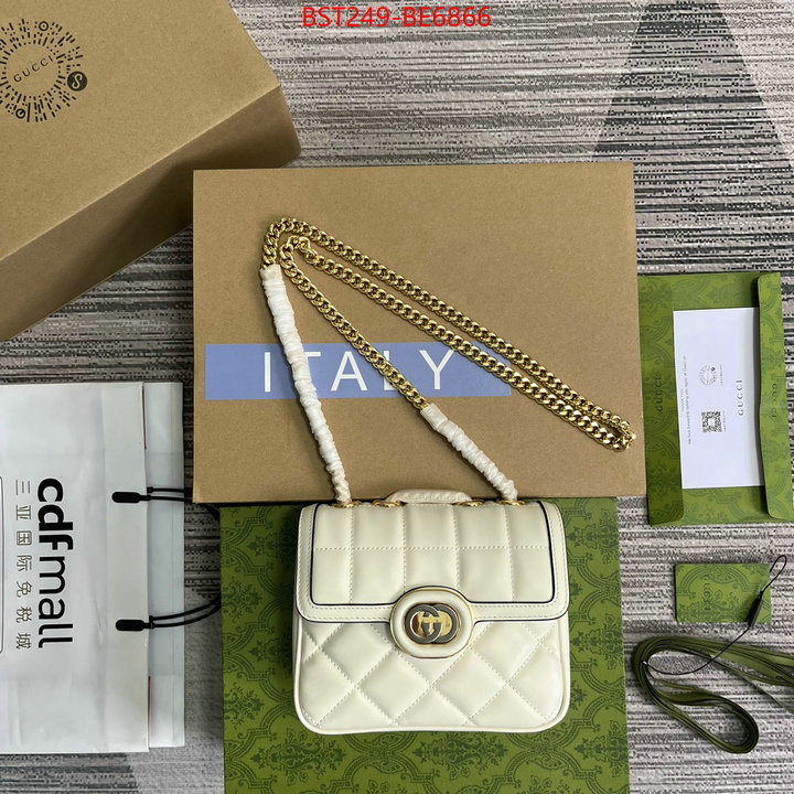 Gucci Bags(TOP)-Diagonal-,wholesale replica ID: BE6866,$: 249USD