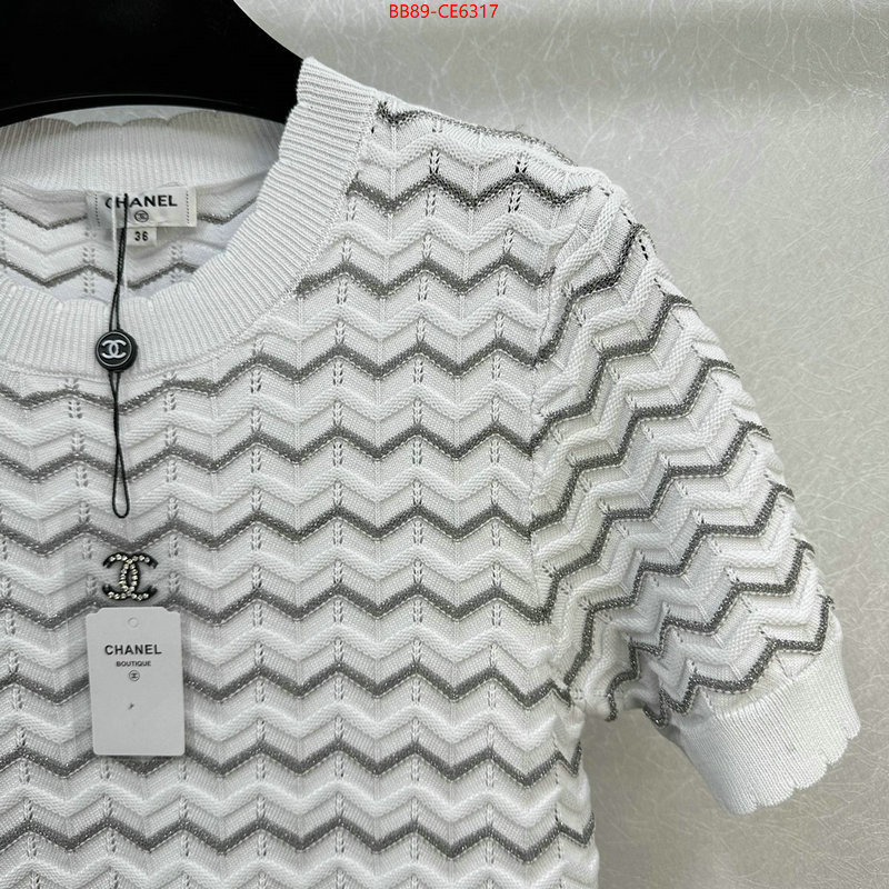 Clothing-Chanel,fake designer ID: CE6317,$: 89USD