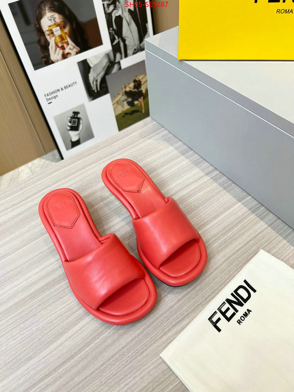 Women Shoes-Fendi,high quality happy copy ID: SE5287,