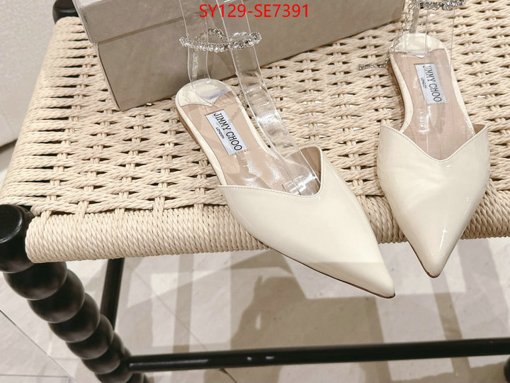 Women Shoes-Jimmy Choo,mirror copy luxury ID: SE7391,$: 129USD