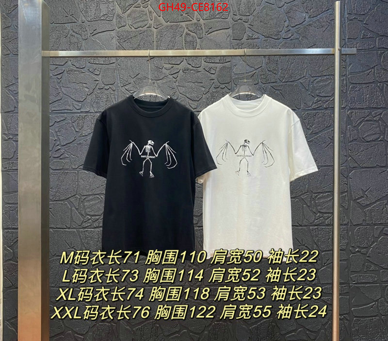 Clothing-YSL,high quality perfect ID: CE8162,$: 49USD