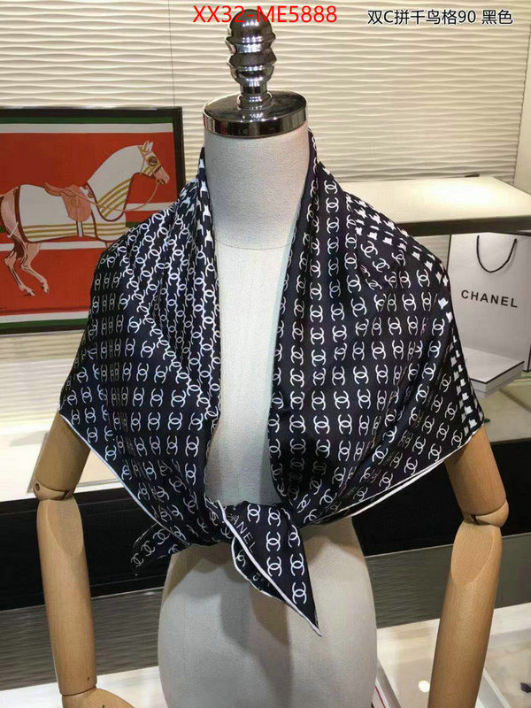 Scarf-Chanel,top designer replica ID: ME5888,$: 32USD