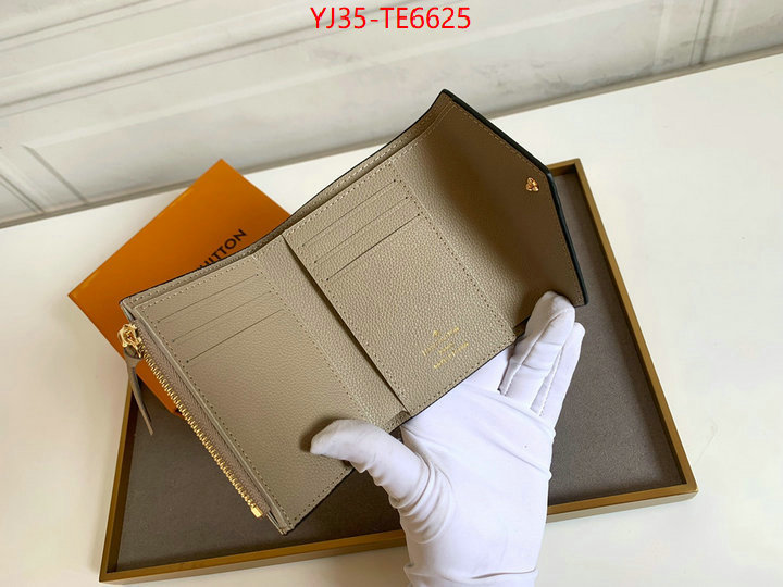 LV Bags(4A)-Wallet,highest quality replica ID: TE6625,$: 35USD