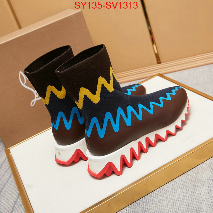 Men shoes-Christian Louboutin,designer fake ID: SV1313,$: 135USD