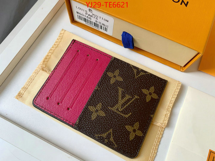 LV Bags(4A)-Wallet,sale outlet online ID: TE6621,$: 29USD