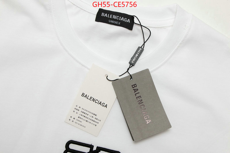 Clothing-Balenciaga,the quality replica ID: CE5756,$: 55USD