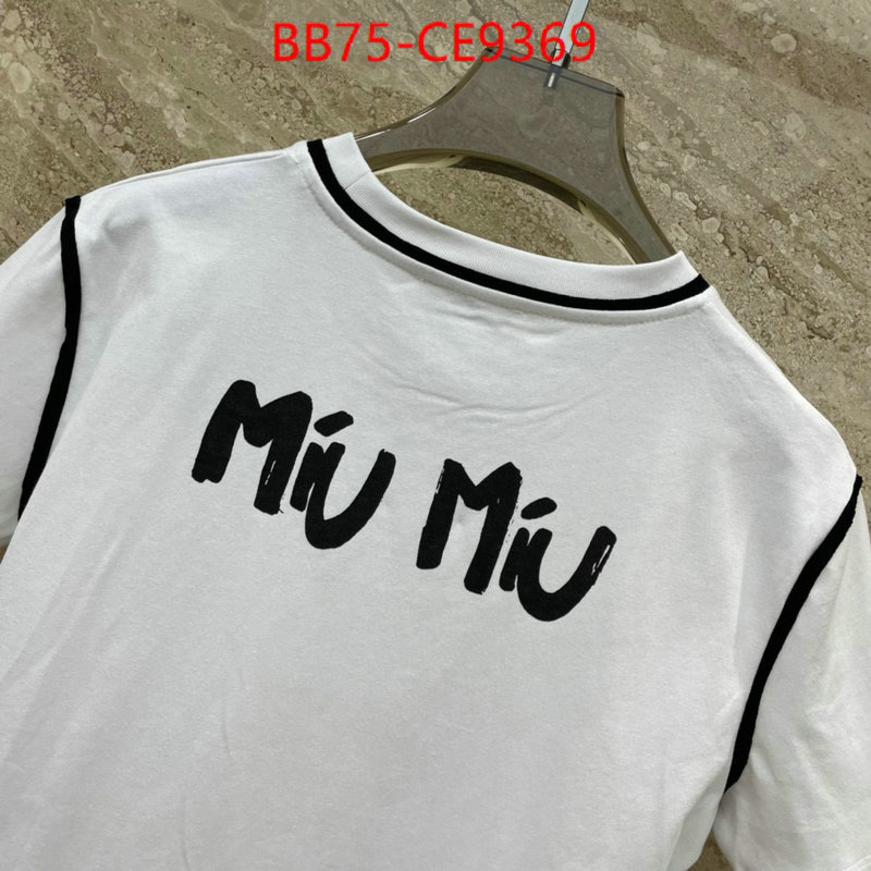 Clothing-MIU MIU,top designer replica ID: CE9369,$: 75USD