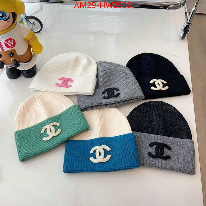 Cap (Hat)-Chanel,how to buy replica shop ID: HW2985,$: 29USD