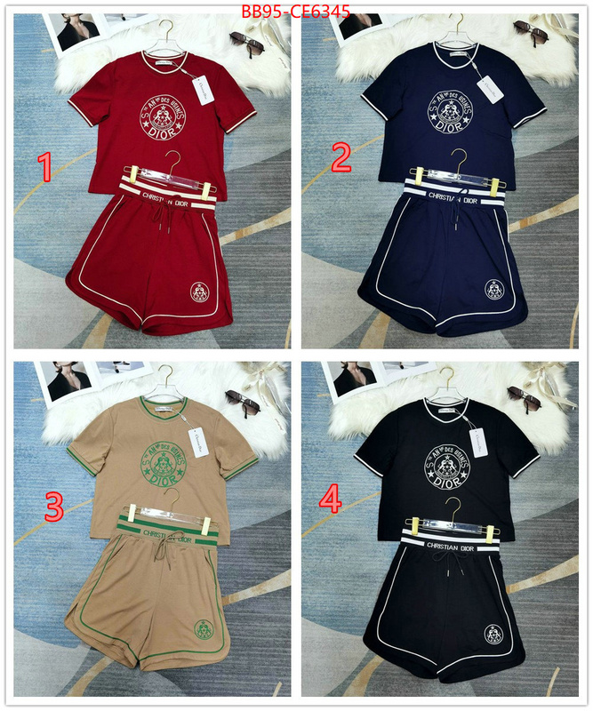 Clothing-Dior,brand designer replica ID: CE6345,$: 95USD