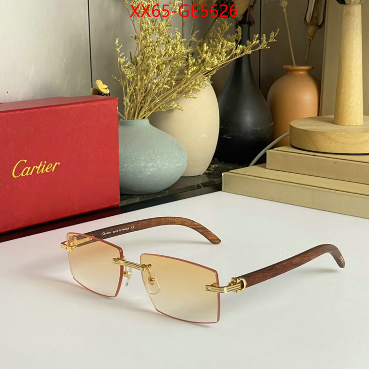 Glasses-Cartier,wholesale replica ID: GE5626,$: 65USD