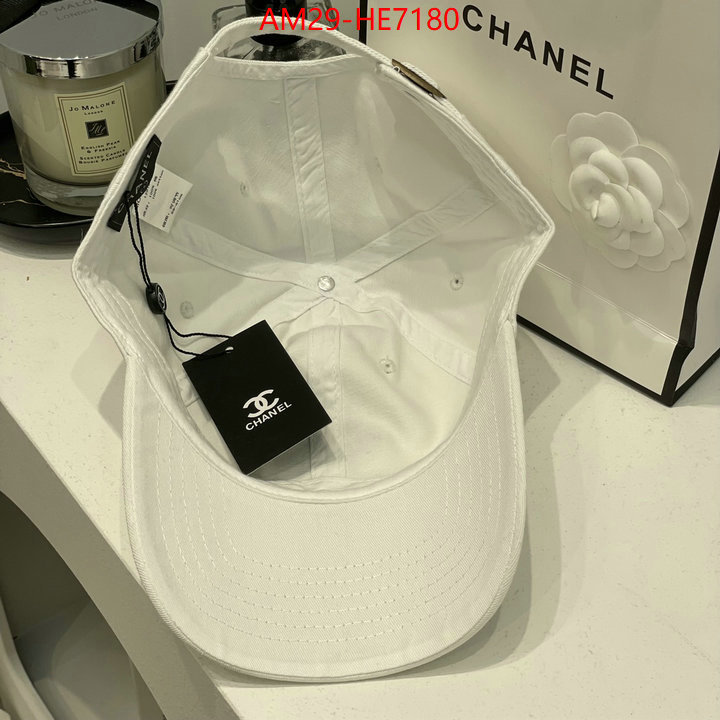 Cap (Hat)-Chanel,the highest quality fake ID: HE7180,$: 29USD