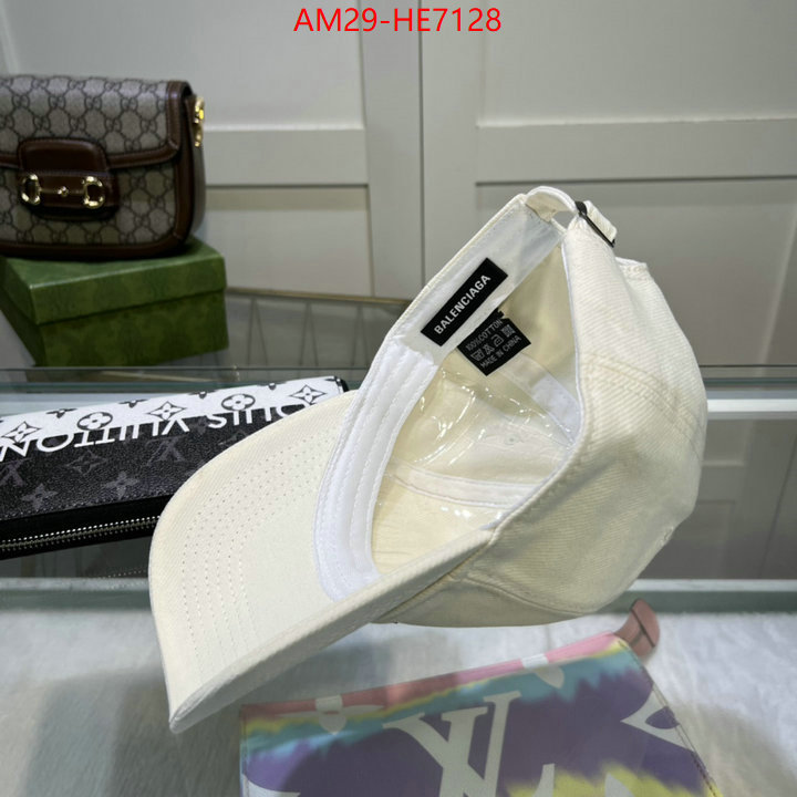 Cap (Hat)-Balenciaga,only sell high-quality ID: HE7128,$: 29USD