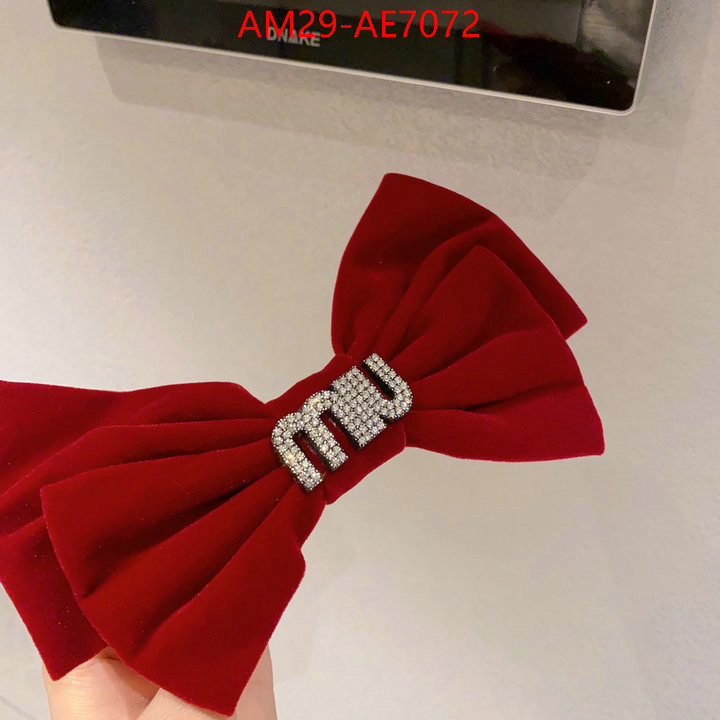 Hair band-MIU MIU,2023 perfect replica designer ID: AE7072,$: 29USD