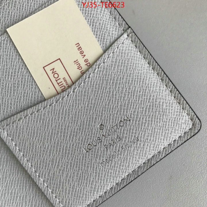 LV Bags(4A)-Wallet,perfect ID: TE6623,$: 35USD