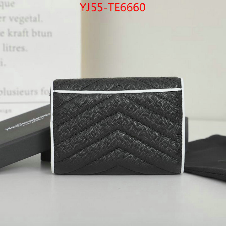 YSL Bag(4A)-Wallet-,7 star quality designer replica ID: TE6660,$: 55USD