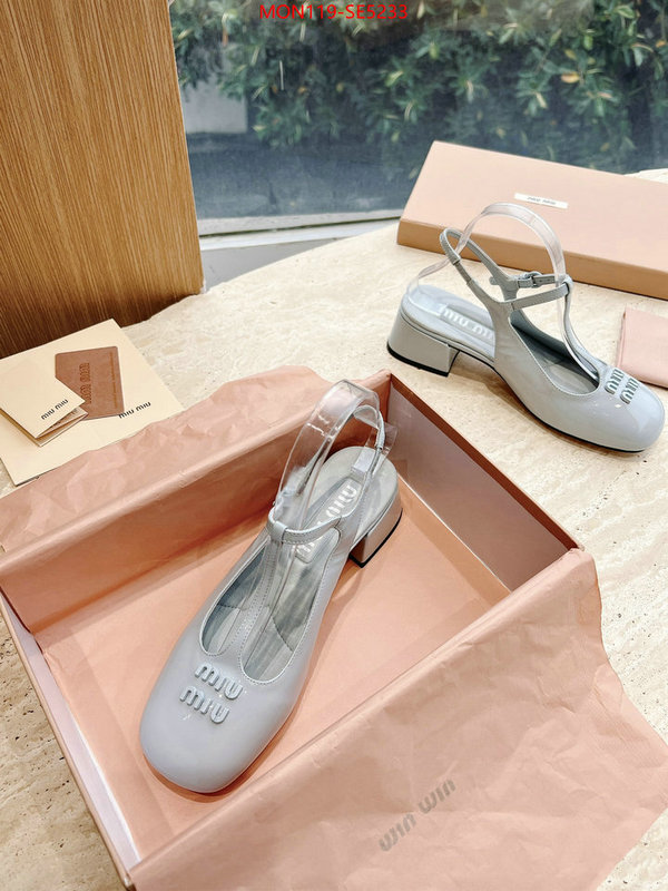 Women Shoes-Miu Miu,luxury cheap ID: SE5233,$: 119USD