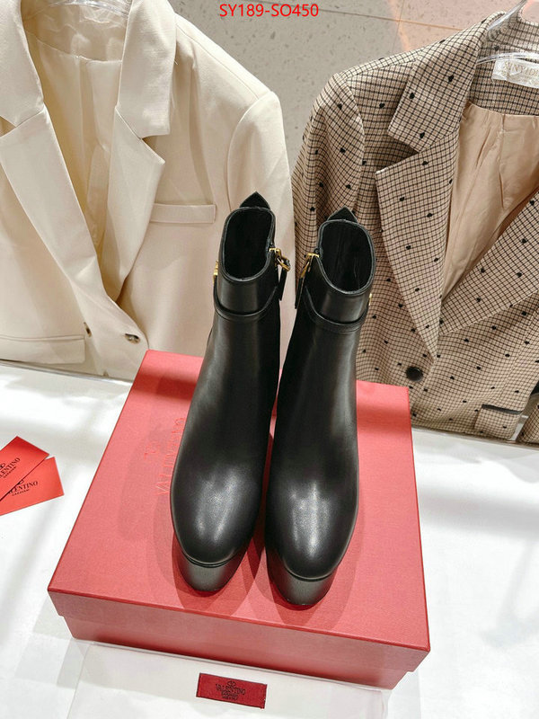 Women Shoes-Valentino,high quality replica designer ID: SO450,$: 189USD