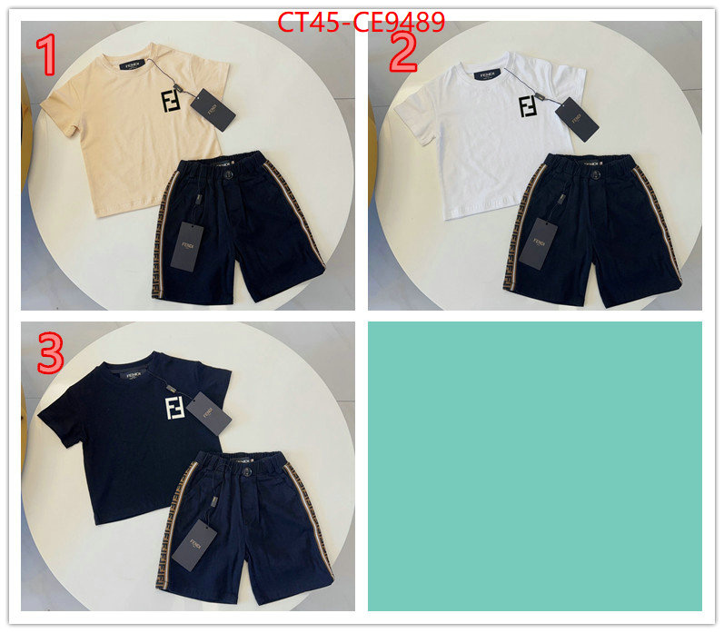 Kids clothing-Fendi,2023 replica ID: CE9489,$: 45USD