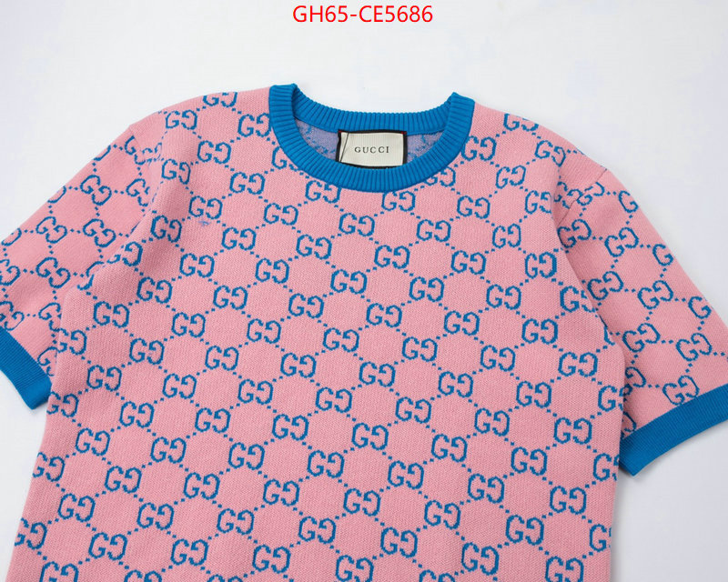 Clothing-Gucci,1:1 ID: CE5686,$: 65USD