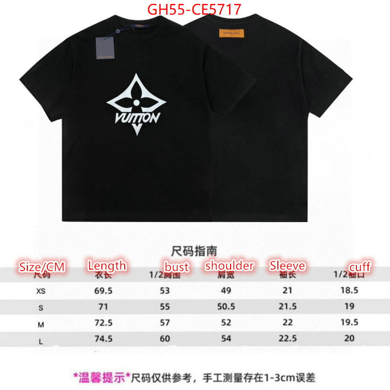 Clothing-LV,fake cheap best online ID: CE5717,$: 55USD