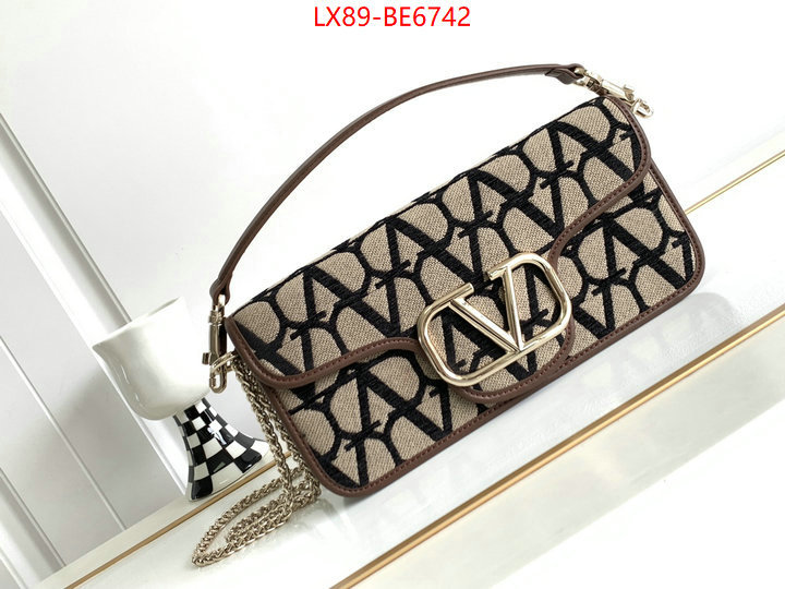 Valentino Bags(4A)-LOC-V Logo ,shop designer ID: BE6742,$: 89USD