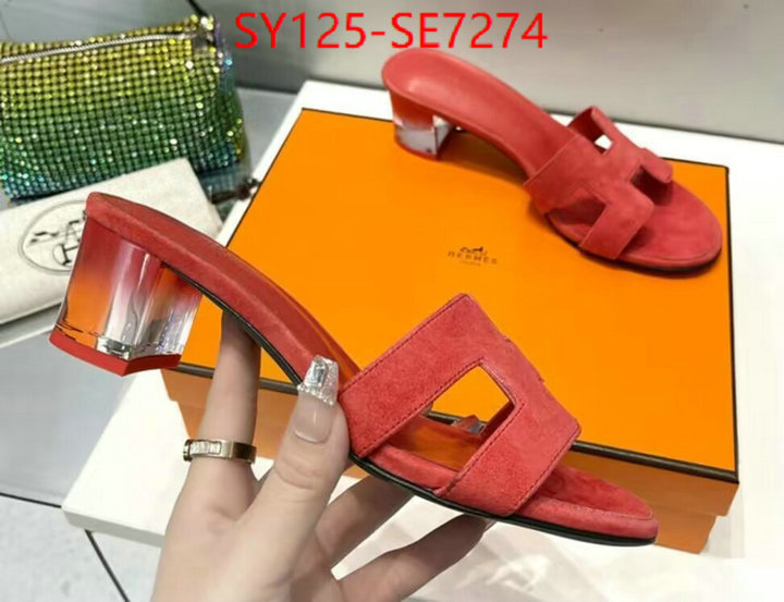 Women Shoes-Hermes,replica for cheap ID: SE7274,$: 125USD