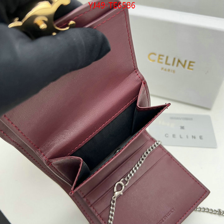 CELINE Bags(4A)-Wallet,first top ID: TE6586,$: 49USD