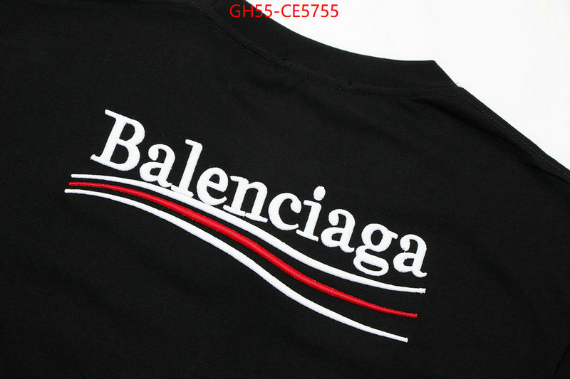 Clothing-Balenciaga,top quality replica ID: CE5755,$: 55USD