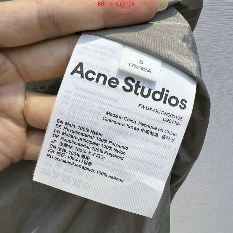 Clothing-Acne Studios,buy 1:1 ID: CE9196,$: 119USD
