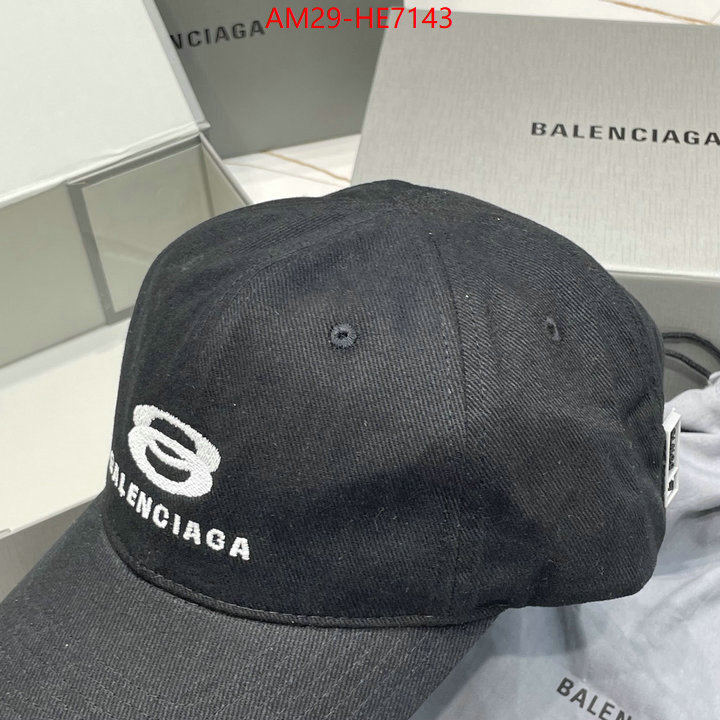 Cap (Hat)-Balenciaga,7 star quality designer replica ID: HE7143,$: 29USD