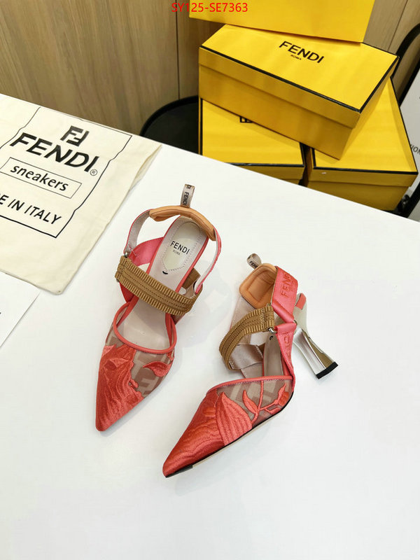 Women Shoes-Fendi,cheap high quality replica ID: SE7363,$: 125USD