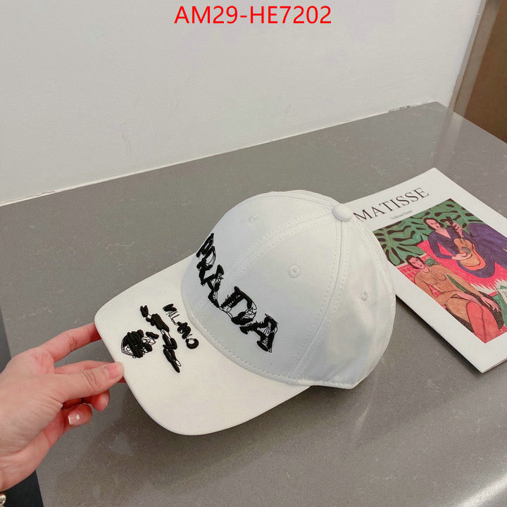 Cap (Hat)-Prada,designer ID: HE7202,$: 29USD