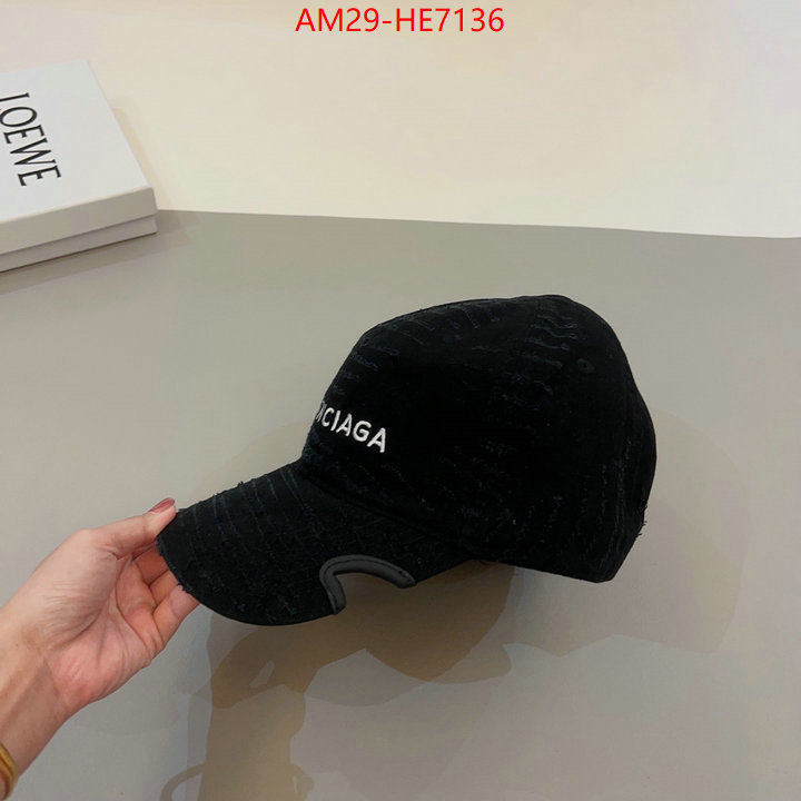 Cap (Hat)-Balenciaga,what are the best replica ID: HE7136,$: 29USD