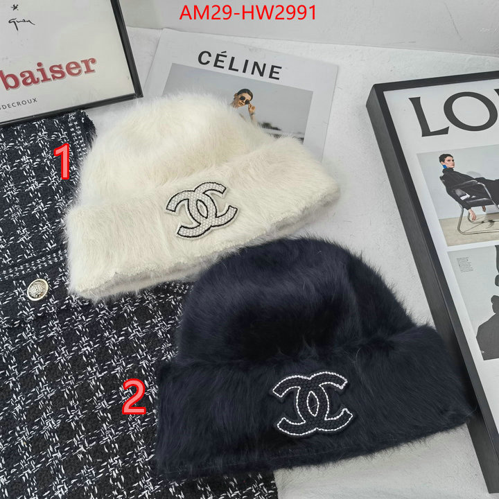 Cap (Hat)-Chanel,buy best high-quality ID: HW2991,$: 29USD