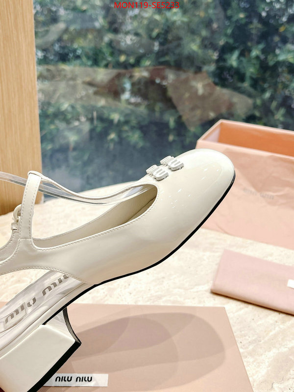 Women Shoes-Miu Miu,luxury cheap ID: SE5233,$: 119USD