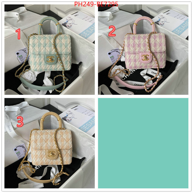 Chanel Bags(TOP)-Diagonal-,high quality customize ID: BE7295,$: 249USD